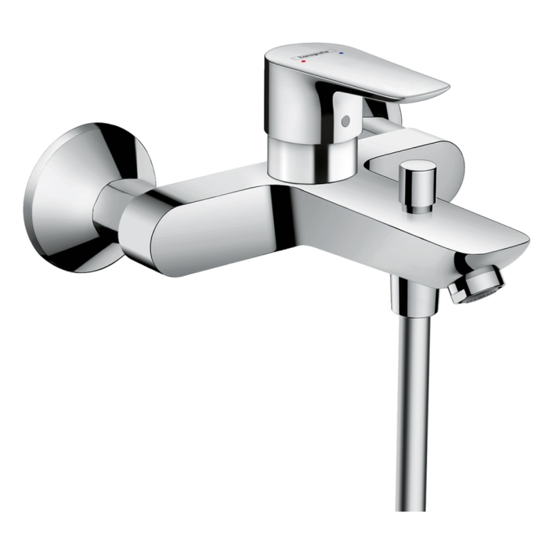 Baterie baie, pentru cada/dus, Hansgrohe Talis E 71740000, monocomanda, montaj aplicat, finisaj cromat