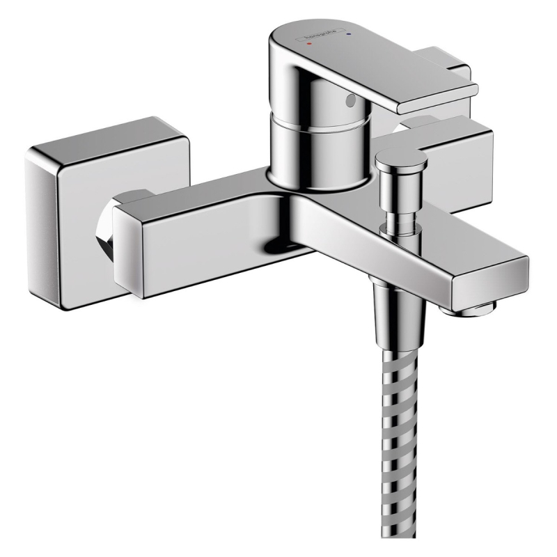 Baterie baie, pentru cada/dus, Hansgrohe Vernis Shape 71450000, monocomanda, montaj aplicat, finisaj cromat