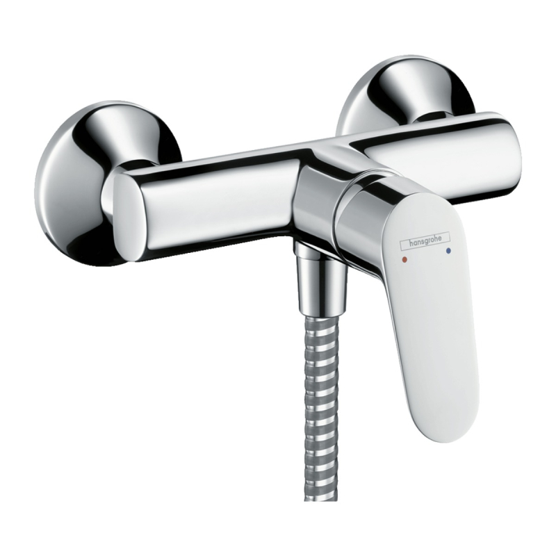 Baterie baie, pentru dus, Hansgrohe Focus 31960000, monocomanda, montaj aplicat, finisaj cromat