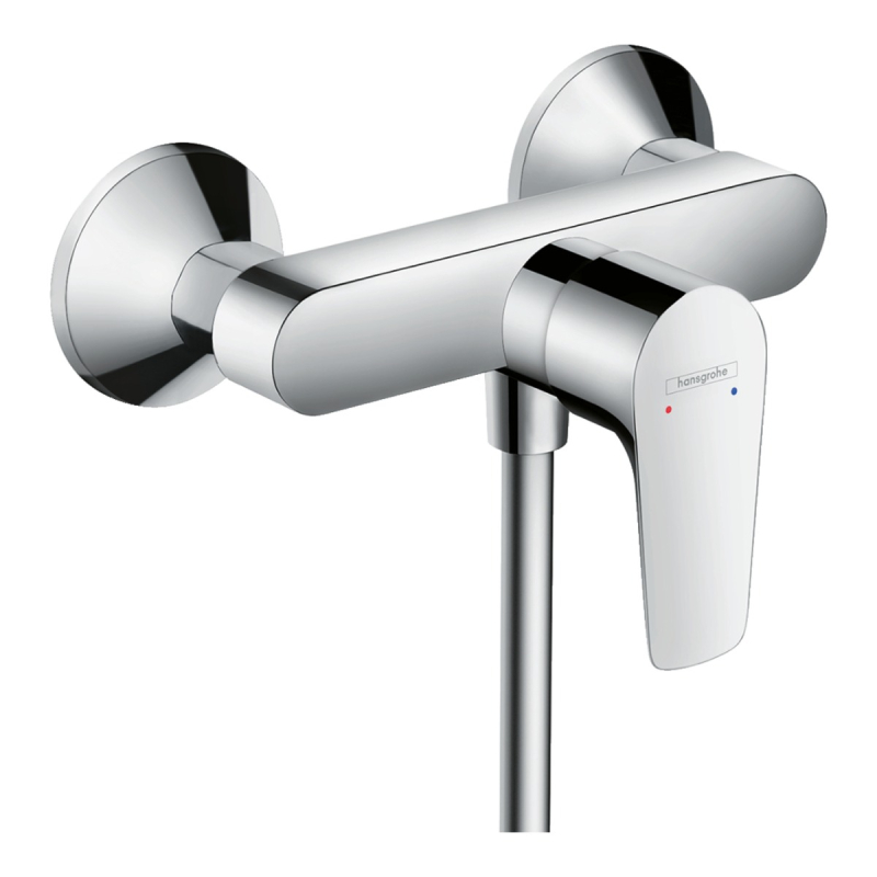 Baterie baie, pentru dus, Hansgrohe Talis E 71760000, monocomanda, montaj aplicat, finisaj cromat