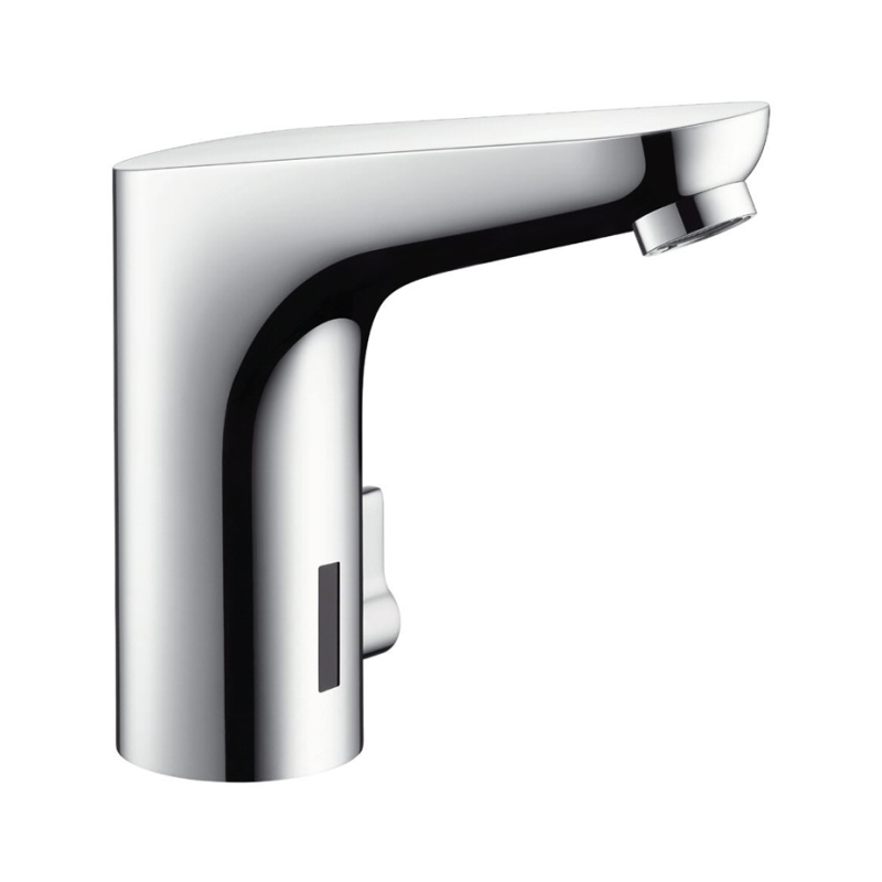 Baterie baie pentru lavoar, cu senzor, Hansgrohe Focus 31171000, stativa, monocomanda, finisaj cromat, alimentare la baterie