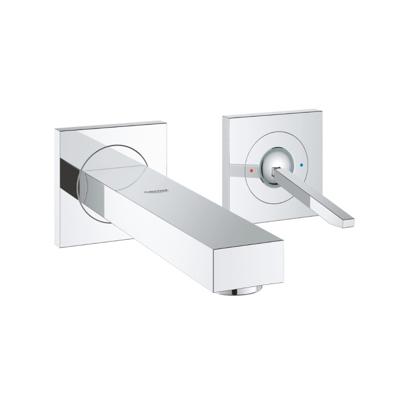 Baterie baie pentru lavoar, Grohe Eurocube Joy M 19997000, montaj incastrat, monocomanda, finisaj cromat