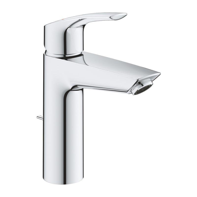 Baterie baie pentru lavoar, Grohe Eurosmart 23322003, montaj stativ, monocomanda, finisaj cromat