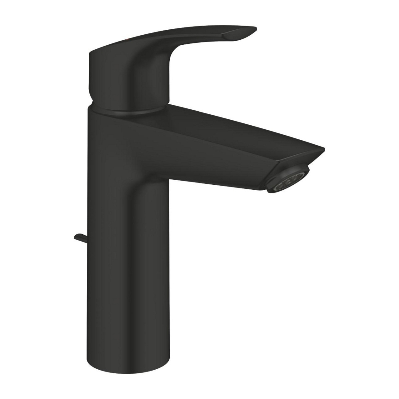 Baterie baie pentru lavoar, Grohe Eurosmart 233222433, montaj stativ, monocomanda, finisaj negru mat