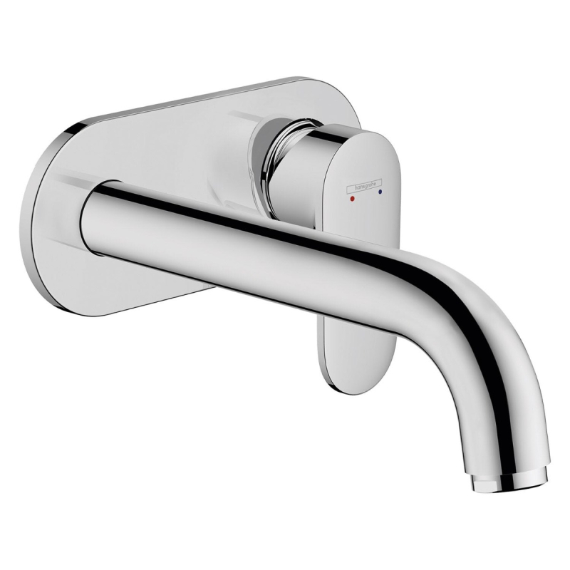 Baterie baie pentru lavoar, Hansgrohe Vernis Blend 71576000, pipa 20.7 cm, montaj incastrat, monocomanda, finisaj cromat