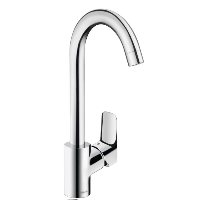 Baterie bucatarie, Hansgrohe Logis 260 71835000, stativa, monocomanda, alama, finisaj cromat