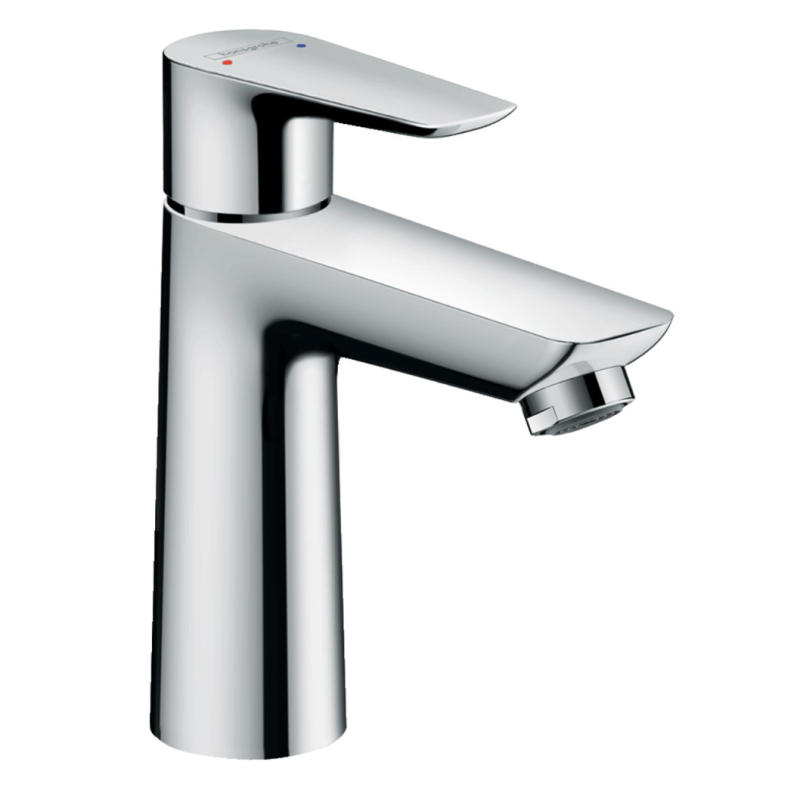 Baterie lavoar, Hansgrohe Talis E 71711000, stativa, monocomanda, alama, finisaj cromat, cu ventil click-clack 