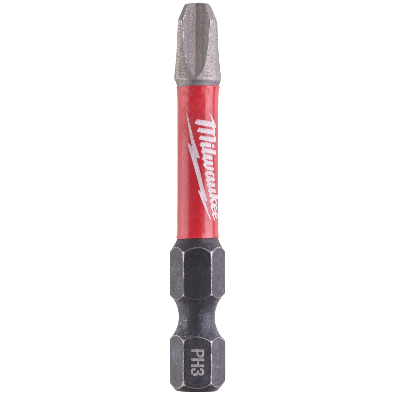 Bit pentru insurubare de impact, profil Phillips, Milwaukee Shockwave Impact Duty 4932430858, PH 3, 50 mm