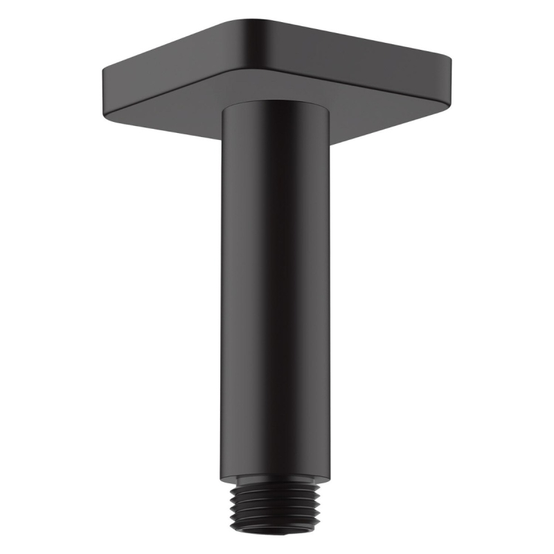 Brat fix pentru dus, Hansgrohe Vernis Shape 26406670, negru mat, 10 cm