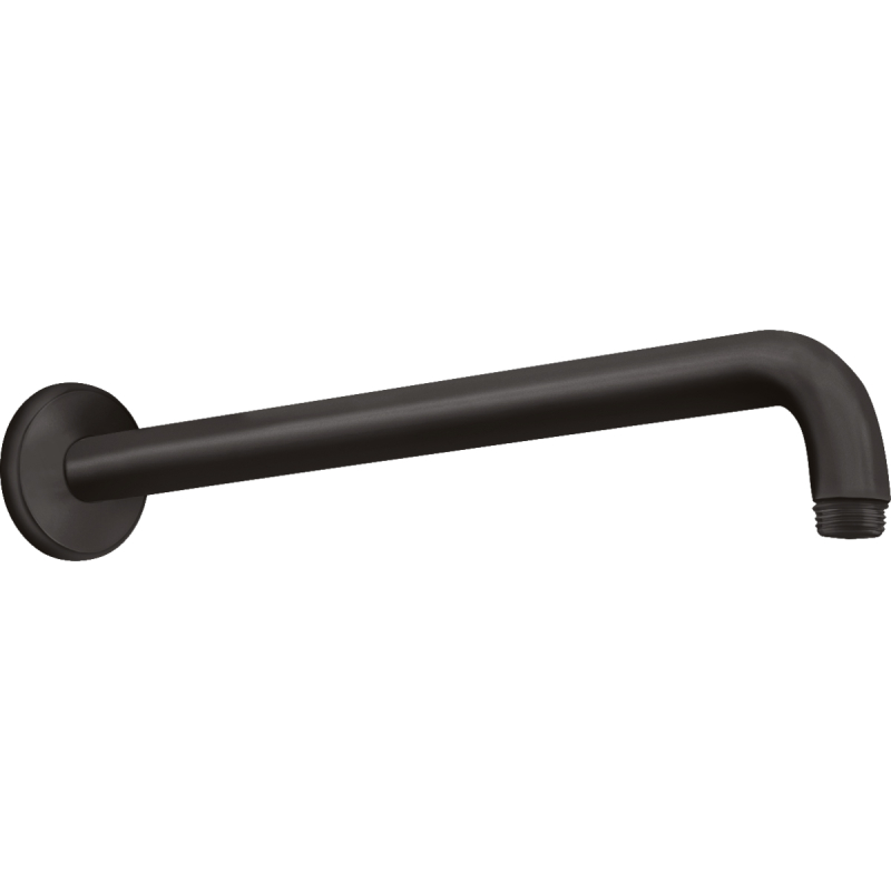 Brat pentru dus, Hansgrohe 27413670, alama sanitara, negru mat, 38.9 cm