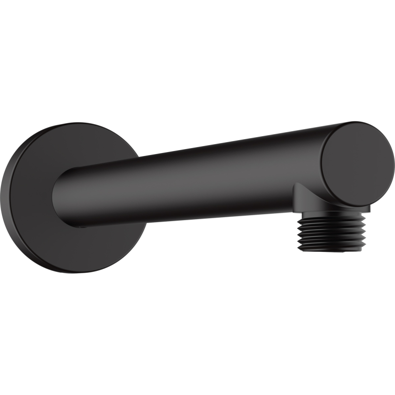 Brat pentru dus, Hansgrohe Vernis Blend 27809670, alama sanitara, negru mat, 24 cm