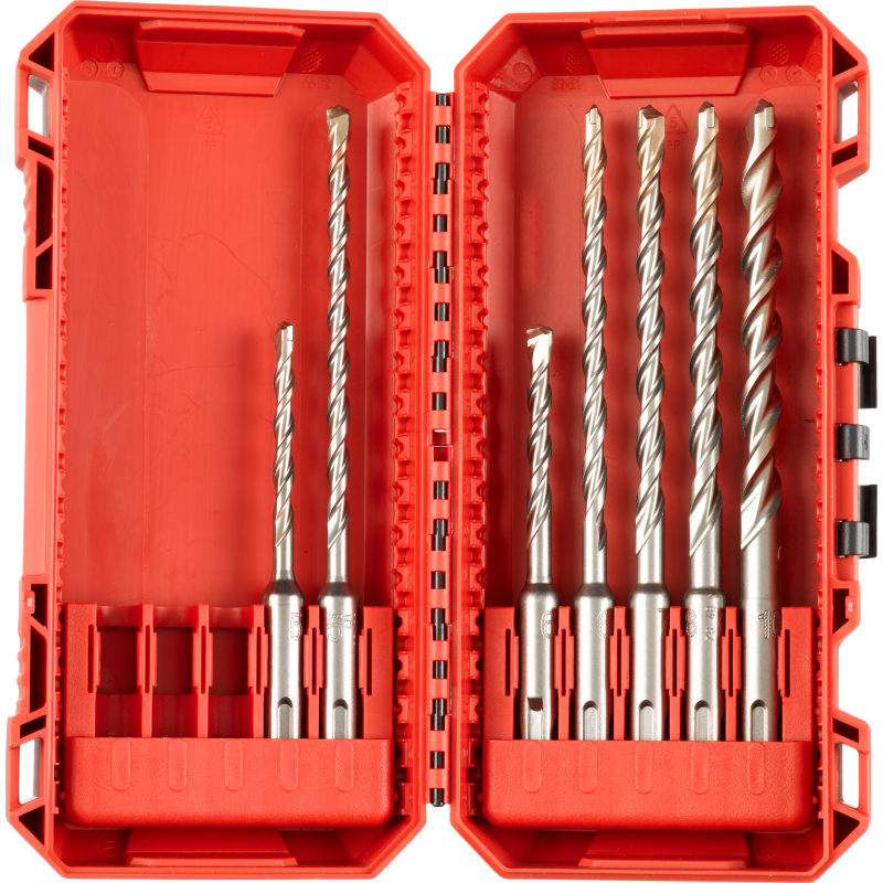 Burghiu beton, SDS Plus-M2, Milwaukee 4932492116, 5 - 10 mm, set 7 bucati