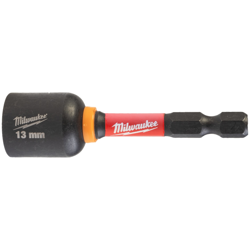 Cheie tubulara cu magnet, cu profil hexagonal, Milwaukee Impact Shock Zone 4932492443, 13 mm