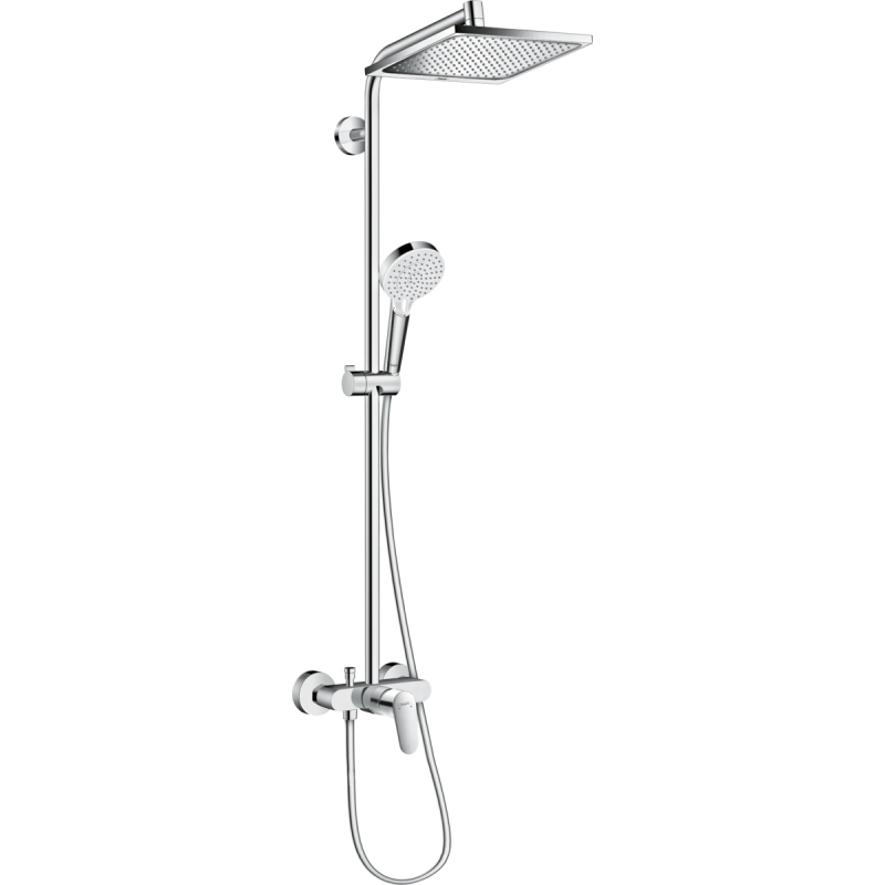 Sistem dus Hansgrohe Crometta E 240 27284000, baterie monocomanda