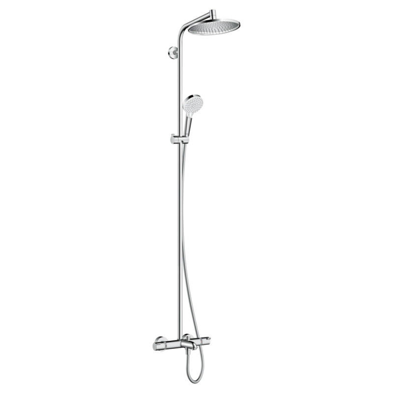 Sistem dus Hansgrohe Crometta S 240 27320000, baterie termostatata