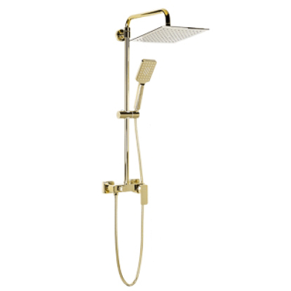 Sistem dus Valvex Loft Gold 2455670, baterie monocomanda, finisaj auriu