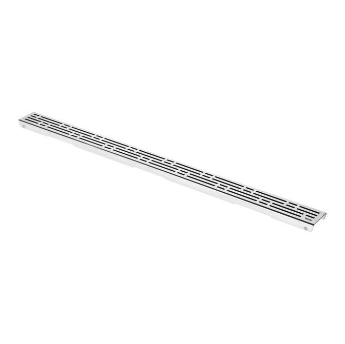 Grila rigola dus Tece drainline basic, inox lucios, 100cm, 601010