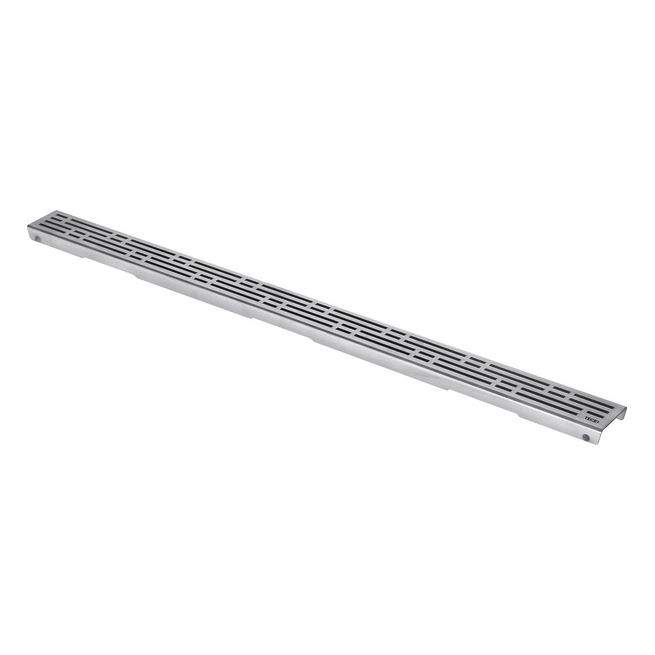 Grila rigola dus Tece drainline basic, inox mat, 100cm, 601011