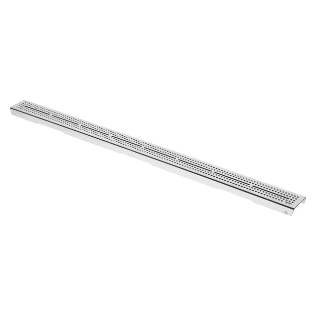 Grila rigola dus Tece drainline quadratum, inox lucios, 100cm, 601050