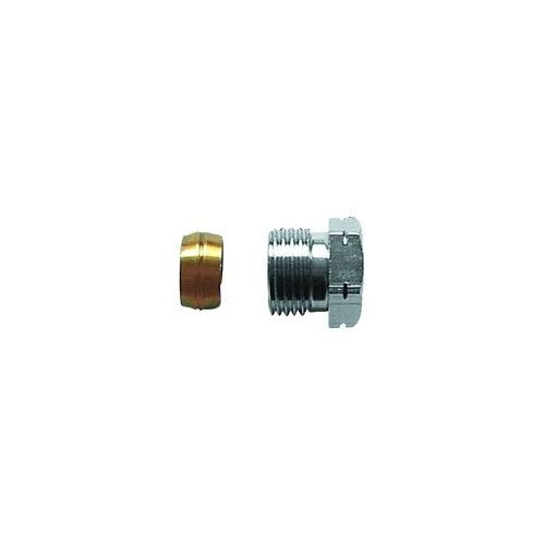 Conector pentru teava de cupru Herz, alama, filet exterior, 1/2" x 15 mm