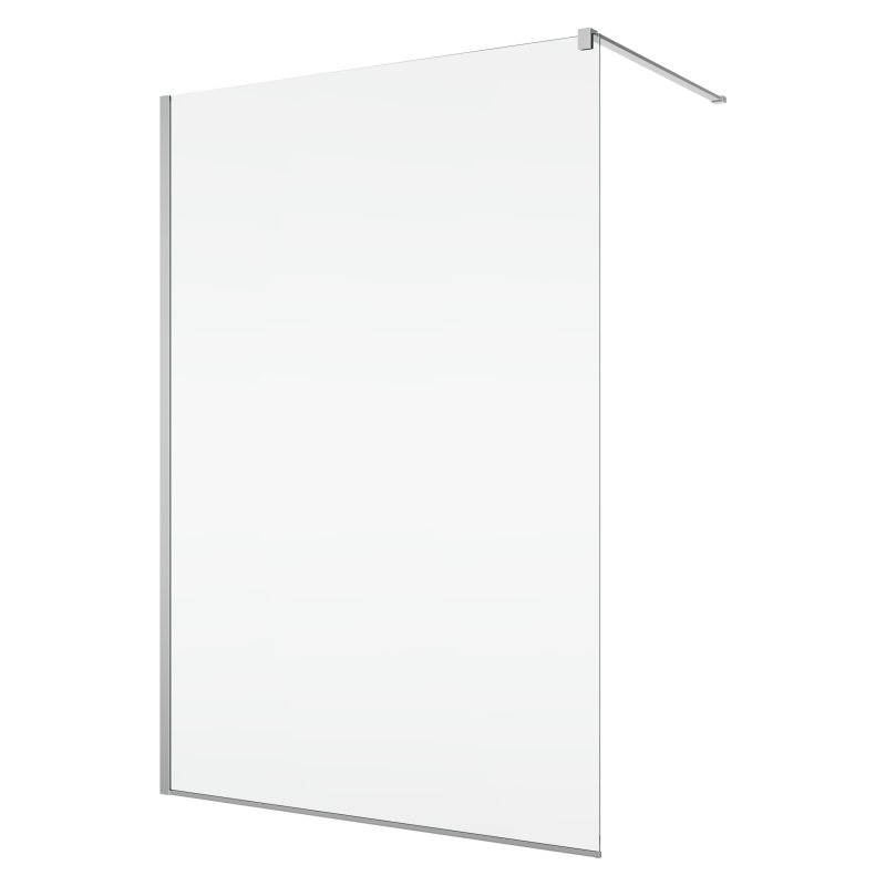 Perete dus tip walk-in, Sanswiss Easy STR4PA6, sticla transparenta, profil cromat, 80 x 200 cm