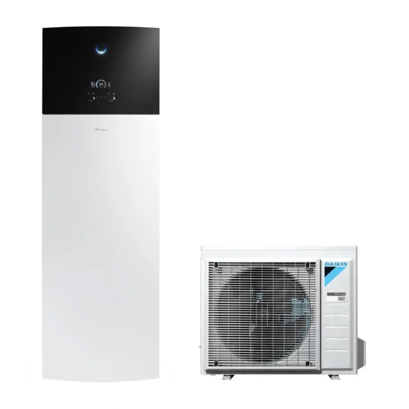 Pompa de caldura aer apa de tip split Daikin Altherma 3 R EHVH08S18EJ6V + ERGA06EAV3H, 6 kW cu rezervor de 180 L