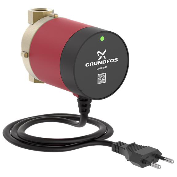 Pompa de circulatie Grundfos Comfort 15-14 B PM 97916771, pentru apa calda menajera, H max. 1.2 m, Q max. 0.41 mc/h, PN 10, 230V