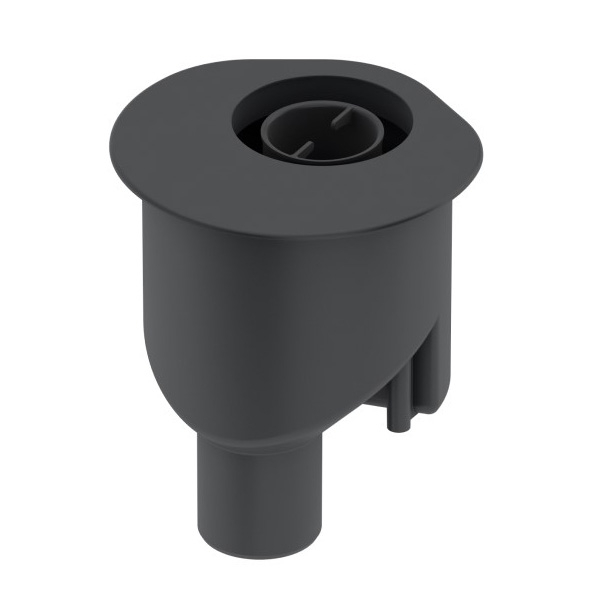 Sifon vertical Tece DrainLine standard pentru rigola dus, evacuare verticala DN 50, 1.3 l/s, 650003