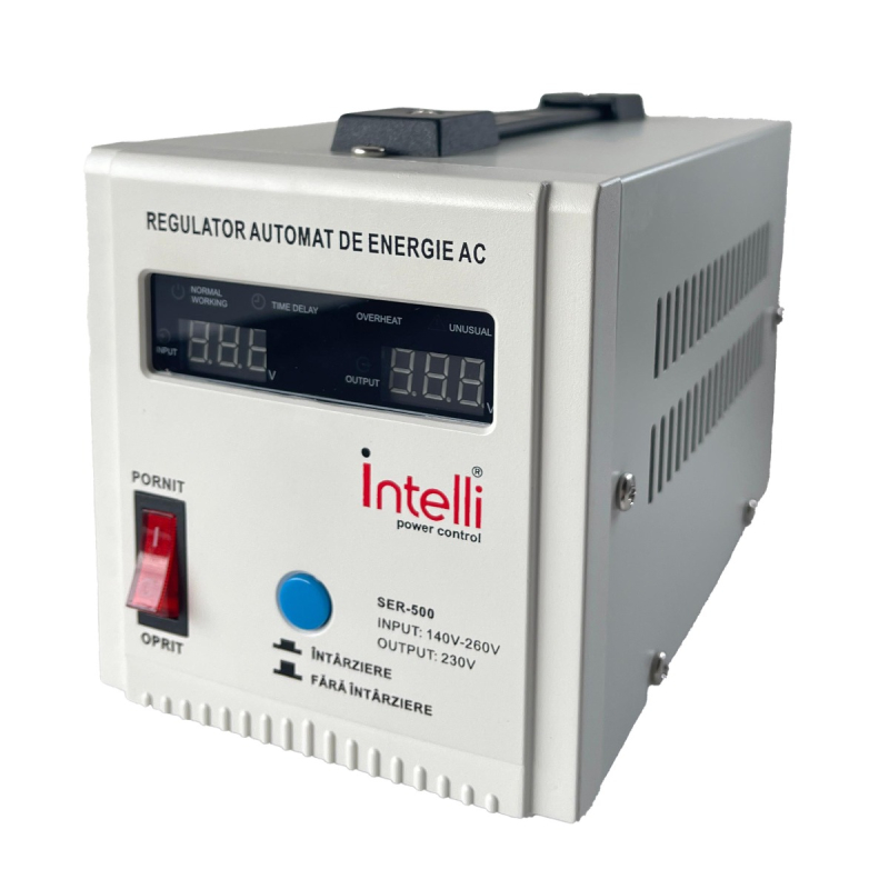 Stabilizator automat de tensiune cu releu Intelli 500VA / 500W