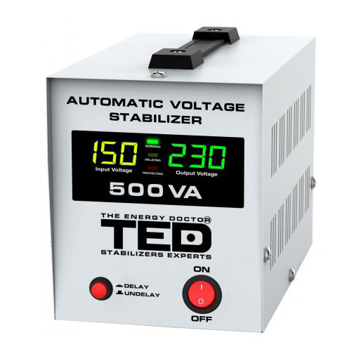 Stabilizator de tensiune cu releu Ted AVR 500VA / 300W