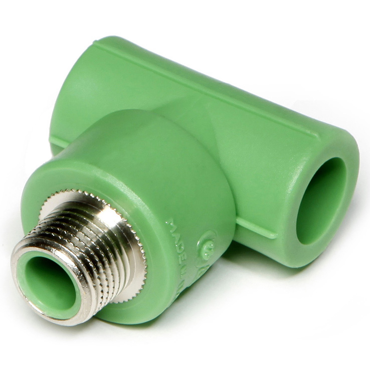 Teu PPR, FE, D 20 mm x 1/2", verde