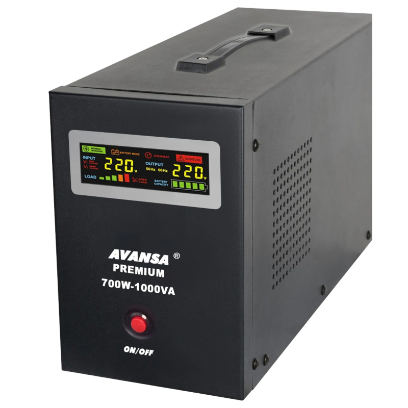 UPS centrala termica Avansa, 700 W, 1000 VA, 230 V / 12 V, unda sinusoidala pura