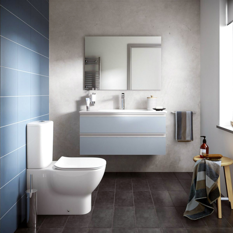 Vas WC Ideal Standard Tesi Aquablade T008201, alb, evacuare orizontala, montaj pe pardoseala