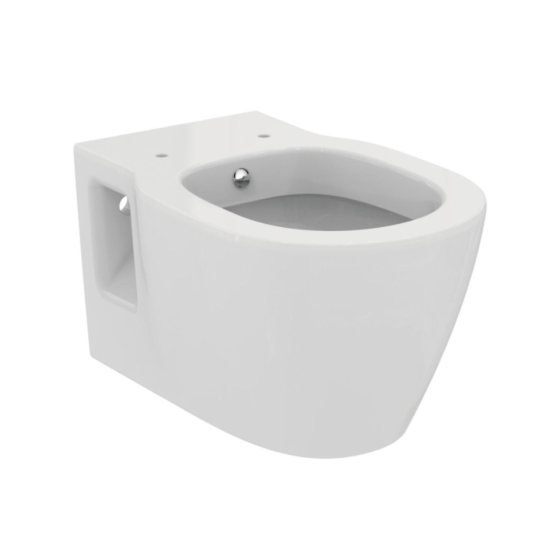 Vas WC cu functie de bideu Ideal Standard Connect E781901, alb, evacuare orizontala, montaj suspendat